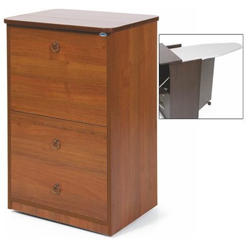 ARGONAUTA Mobile Asse Stiro Noce Antico Legno Nobilitato 3 Cassetti Cm 44x57xh. 89