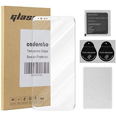 Pellicola Armatura A Schermo Intero Compatibile Con Samsung Galaxy S9 In Trasparente Con Bianco - Vetro Temperato (tempered) Di Protezione Del Display In Durezza 9h Con 3d Touch - Foto 1