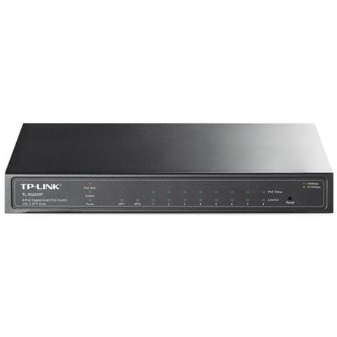 Switch Tl-sg2210p 8p Lan Gigabit Poe Smart Switch 10/100/1000mbps Rj45 2 Sfp Compatibile Con Omada Sdn - Foto 1