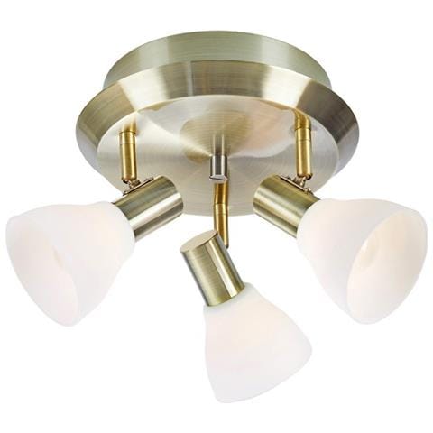 Markslojd Vero - Faretto A 3 Luci Da Soffitto Con Lampada A Grappolo Anitque, Attacco E14 - Foto 3