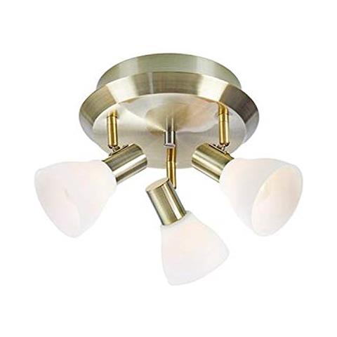 Markslojd Vero - Faretto A 3 Luci Da Soffitto Con Lampada A Grappolo Anitque, Attacco E14 - Foto 2