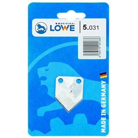 Leone - Lama Di Ricambio Originali 5031 Triangolare - 1 Lama Affilata Per Forbici Industriali Originali Lion 5504 Da Un'esatta La Distanza Di Tubi Corrugati, Tubi In Gomma - Foto 1