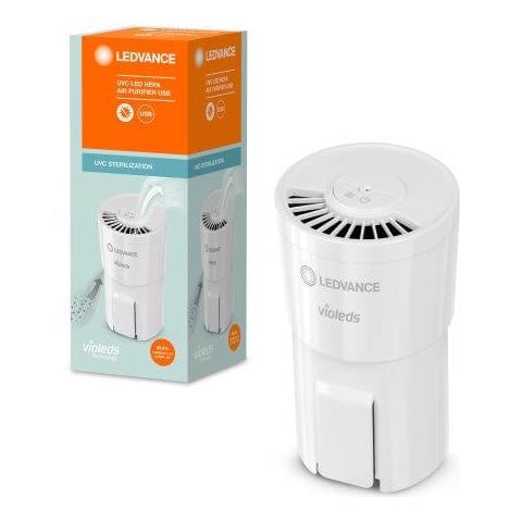 Deodorante Per Ambienti Usb Uvc Air Purifier - 8 M3 / ora - Filtro Hepa - Foto 1