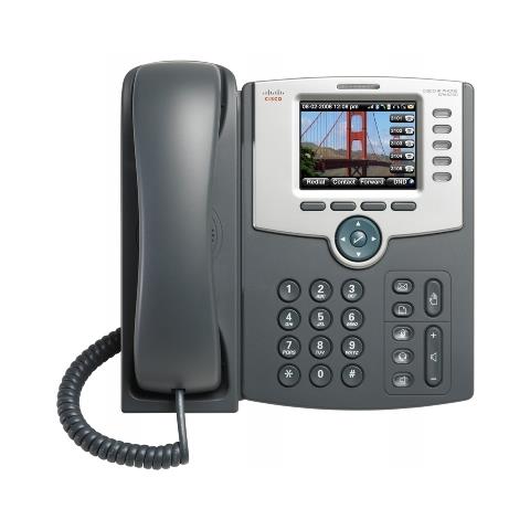 Telefono IP Cisco SPA525G - 5 x Linea totale - VoIP - IEEE 802.11b / g - 1 x Rete (RJ-45) - USB - Foto 1