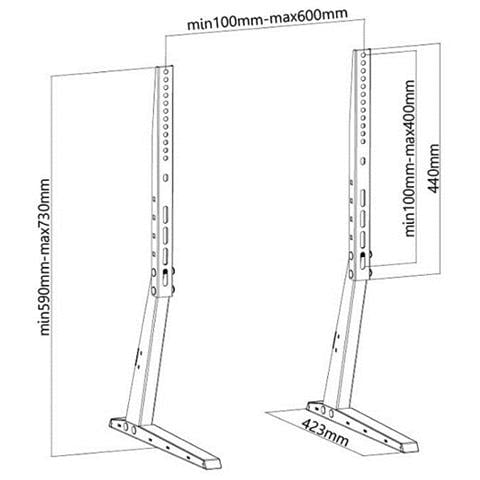Supporto da Scrivania FPMA-D1240BLACK per Monitor LCD /LED /Plasma - Foto 2