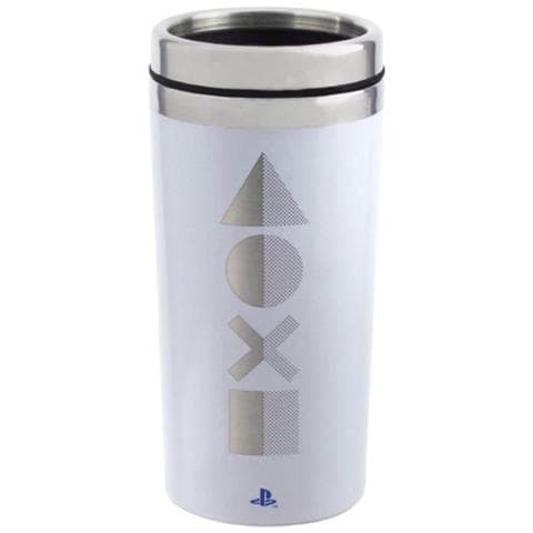 Borraccia Da Viaggio In Metallo Playstation 5 Sony - 450 Ml - Termica A Doppia Parete In Acciaio - Paladone Products - Foto 1