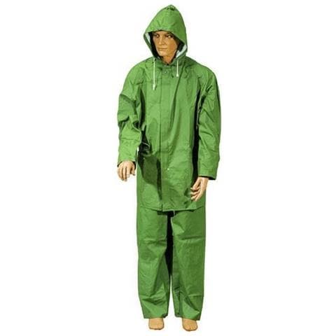 Impermeabile Giacca /pantalone Pvc Telati Verde Taglia Xxl - Foto 1