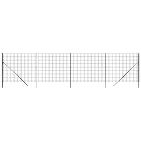 Recinzione Metallica Antracite 2,2x10 M In Acciaio Zincato - Foto 1