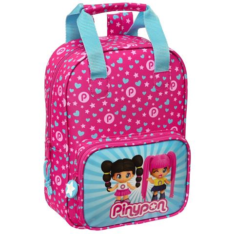 Zaino Scuola Pinypon Azzurro Rosa 20 X 28 X 8 Cm - Foto 1