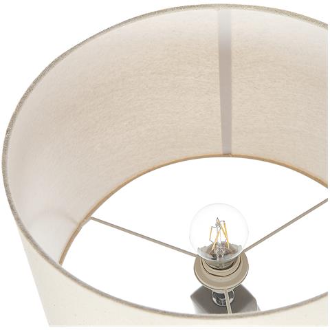 Lampada Da Tavolo Belaya Ceramica Grigio - Foto 2