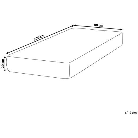 Materasso In Memory Foam Fancy Duro 80 X 200 Cm - Foto 2