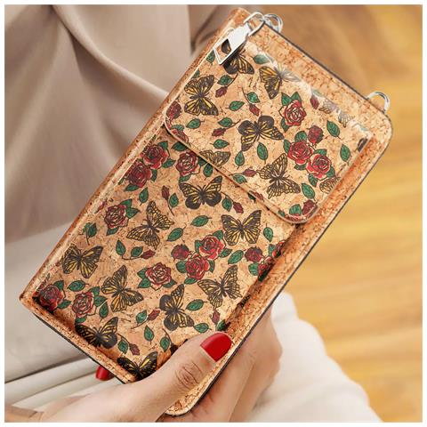 Borsello Sughero, Collezione Natureprint Chiusure Cerniere / Magnetica - Foto 5