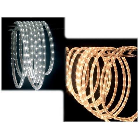 Striscia Luci Led Fissa 6 Mt Decorazioni Illuminazione Interni 28,8 W - Led Bianco Caldo - Foto 1