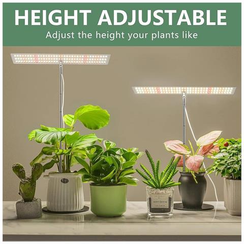 Lampada Per Piante A Led Con 3 Modalità Di Illuminazione E Dimmer A 4 Livelli - Foto 2