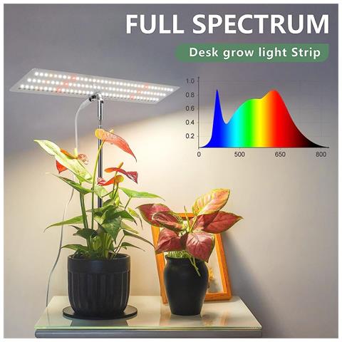 Lampada Per Piante A Led Con 3 Modalità Di Illuminazione E Dimmer A 4 Livelli - Foto 7