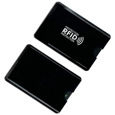 Porta Carte Con Blocco Rfid, Confezione Da 10 Black - Foto 2