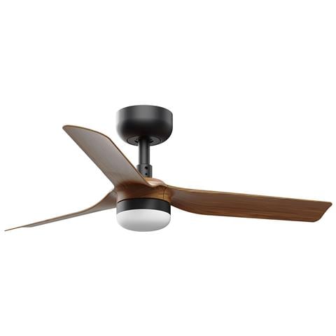 Mini Punt S Led Ventilatore Nero/legno Scuro Dc - Foto 1