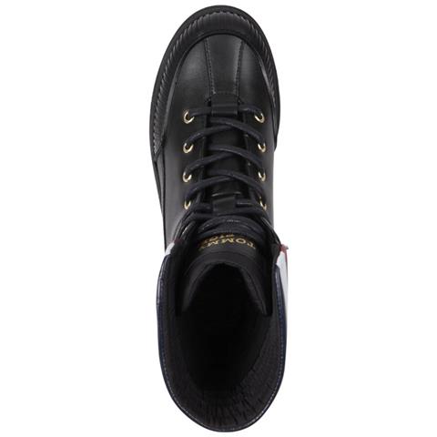 Corporate Outdoor Boot Stivaletti Pelle Scarpe Donna Nero Eu 37, Fw0fw07501 Bds - Foto 3