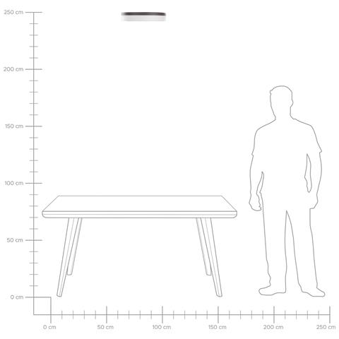 Lampadario A Led Sakae Metallo Bianco - Foto 7