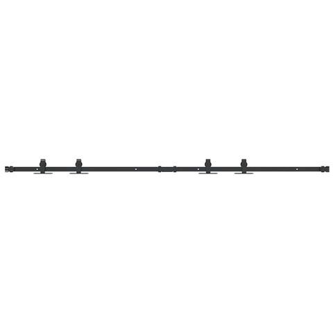 Kit Anta Scorrevole Per Armadio 183 Cm In Acciaio Al Carbonio - Foto 2