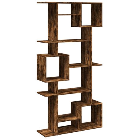 Libreria Rovere Fumo 92x29x188 Cm In Legno Multistrato - Foto 2