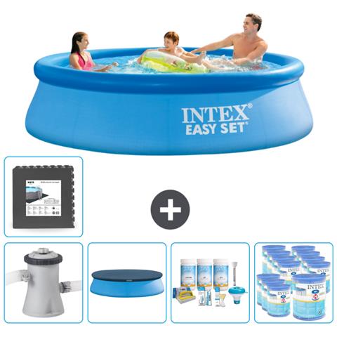 Piscina Fuori Terra - In Giro - 305x305x76 Cm - Blu - Include Accessori Coordinati Cb17 - Foto 1