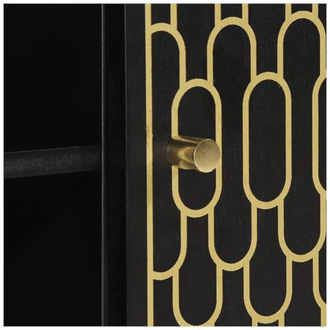 Lusso Casadino - Mobile Porta Tv 105x33x46cm In Legno Massello Di Mango - Foto 8