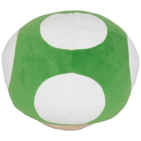 Super Mario Style 1-up 16cm Morbido Poliestere Fungo Peluche, Blanc / Vert - Foto 2
