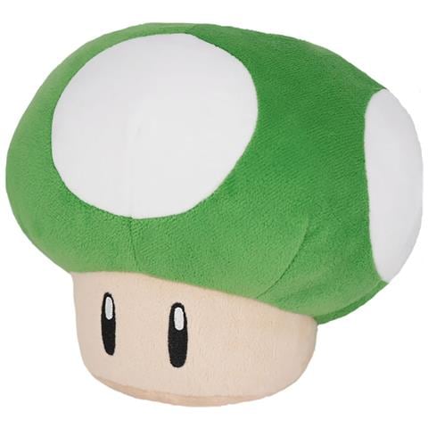 Super Mario Style 1-up 16cm Morbido Poliestere Fungo Peluche, Blanc / Vert - Foto 1