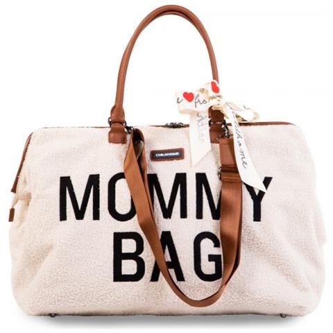 Mommy Bag Borsa a mano Nero, Marrone, Bianco Nylon, Poliestere - Foto 2