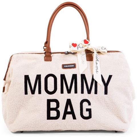 Mommy Bag Borsa a mano Nero, Marrone, Bianco Nylon, Poliestere - Foto 1