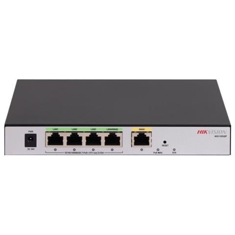 DS-3WG105GP-SI router cablato Fast Ethernet, Gigabit Ethernet Nero, Grigio - Foto 1