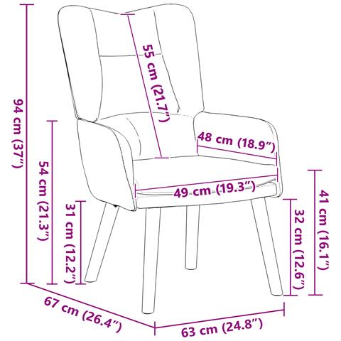 Poltrona Rilassante Grigio Scuro in Velluto - Foto 8