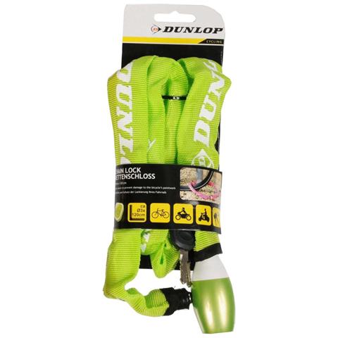 Catena Antifurto Per Bicicletta Da 120 Cm Con Chiusura Sicura, Verde - Foto 2