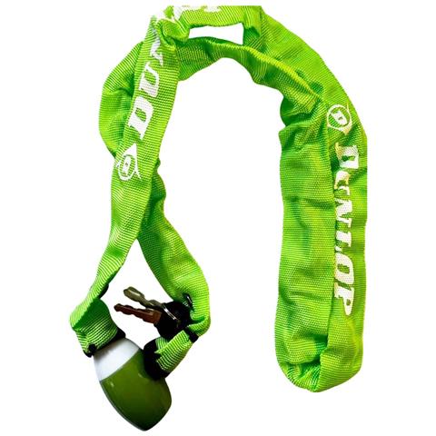 Catena Antifurto Per Bicicletta Da 120 Cm Con Chiusura Sicura, Verde - Foto 1