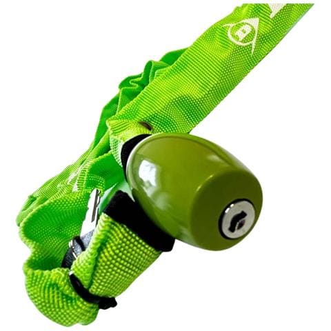 Catena Antifurto Per Bicicletta Da 120 Cm Con Chiusura Sicura, Verde - Foto 4