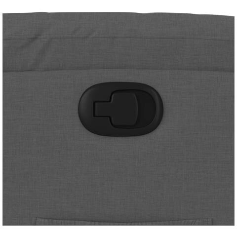 Poltrona reclinabile in tessuto grigio scuro - Foto 9