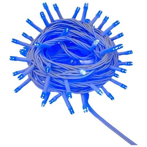 Catena 300led 30m Filo Bianco Flash Bianco Ip65 (luce Blu) - Foto 1