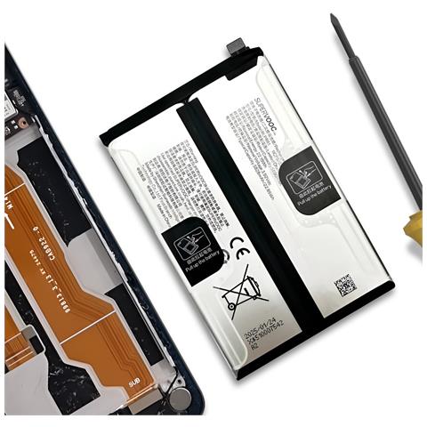 Batteria Di Ricambio Per Realme C75 Li-ion 5828mah Service Pack, Grigio - Foto 4