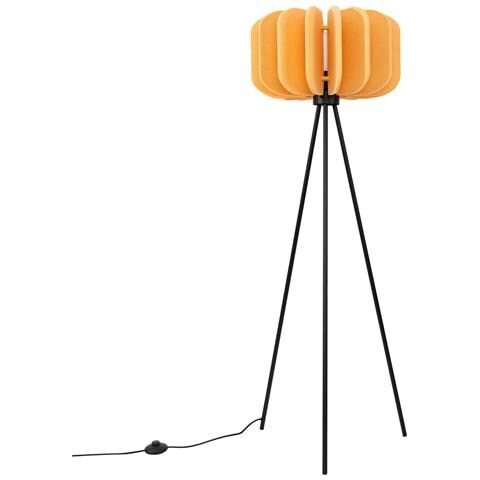 Lampada Da Terra Mula 45 Giallo Sl. 1864 - Moderno Lampada Da Terra Giallo /nero 134x45x45 Cm - Foto 2