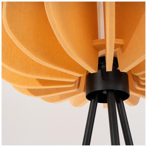 Lampada Da Terra Mula 45 Giallo Sl. 1864 - Moderno Lampada Da Terra Giallo /nero 134x45x45 Cm - Foto 8