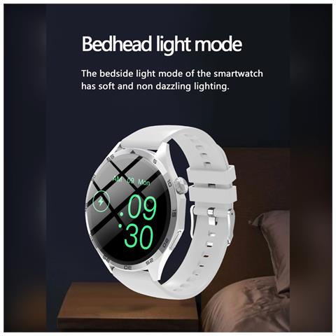 Smartwatch Multifunzionale Con Chiamate Bluetooth, Monitoraggio Della Frequenza Cardiaca E Quadrante Personalizzabile Silver - Foto 7