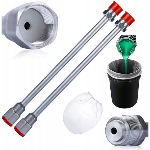 Set Di Accessori Per Verniciatura - Lancia 30cm E 100cm, Sito 20l | Alta Pressione 290 Bar, Filettatura 7/8"" | Precisione E Durata - Foto 1