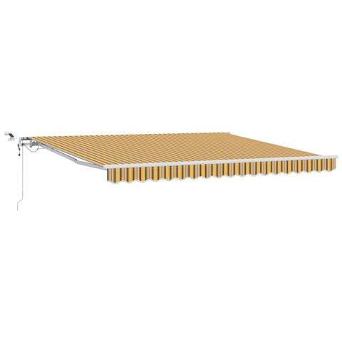 Tenda Retrattile Multicolore 400 × 300 cm Poliestere e Metallo - Foto 1