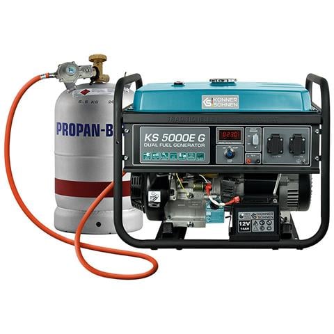 Generatore a GPL /Benzina KS 5000E G Tensione, V 230 Potenza massima, kW 4.5 - Foto 4