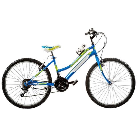 Bici Da Donna Mountain Bike 26 Mtb Lincy Bicicletta Ly26 Con Cambio 18v - 40 Azzurro Verde - Foto 1