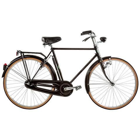 Bici Misura 28 Da Uomo Linea R Freni A Bacchetta Bicicletta Tradizionale R28u Retro 1v Luci Con Dinamo E Filetti Oro - 55 Nero - Foto 1
