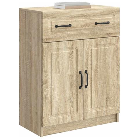Credenza Rovere Sonoma 66 x 34,5 x 87 cm Legno ingegnerizzato - Foto 2