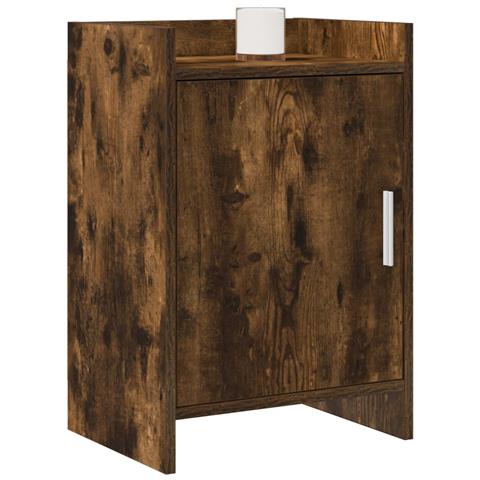 Comodini 2 pcs Rovere Fumo 40 x 30 x 60 cm Legno ingegnerizzato - Foto 2