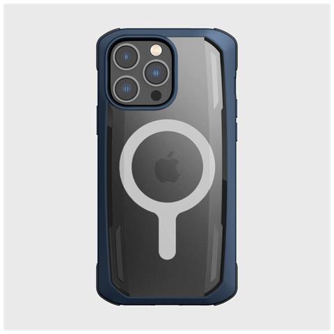 Raptic X-doria Custodia Saugus Per Iphone 14 Pro Max Con Copertura Rigida Magsafe, Blu - Foto 2